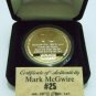 1998 - The Highland Mint - Mark McGwire - Silver/Gold - Mint Coin