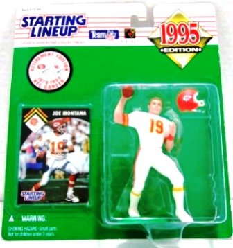 Joe Montana Kansas City Chiefs 1995 Starting Lineup Figure with