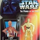 1995 - C-3PO - Action Figures - Star Wars - The Power of the Force - Red Card