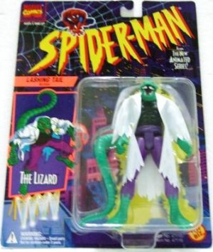 The Lizard Spider-man Animated Series 1994 Action Figure on Card ToyBiz for sale online 