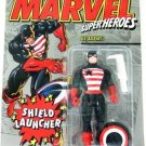 1994 - US Agent - Action Figures - Toy Biz - Marvel Super Heroes - Shield Launcher