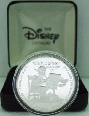 Walt Disney's 100th Year Celebration Silver Coin