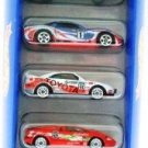 1996 - Mattel - Hot Wheels - 5 Car Gift Pack - Flag Flyers