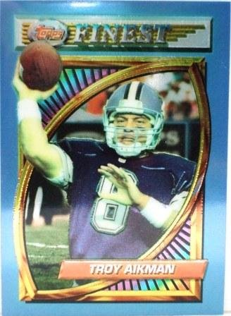 1994 Troy Aikman Topps Finest Card # 202