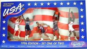 1996 - USA Dream Team III  - Action Figures - Starting Lineups - Basketball - Set 1