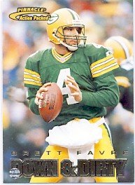 1997 - Brett Favre - Pinnacle - Action Packed - Down & Dirty - #111