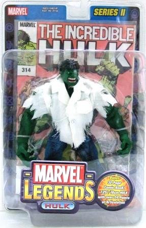 Marvel Legends Hulk Figure Series 2 With Shirt ToyBiz 2002 for sale online 