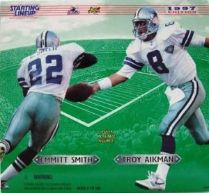 1995 Troy Aikman Dallas Cowboys Starting Lineup SLU