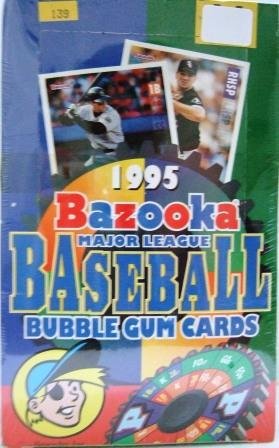 1995 - Topps - Bazooka - Baseball - Bubble Gum Cards - Factory Box 36 CT.