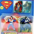 1997 - Superman Man of Steel - Kenner - DC Comics - Cyber - Link Superman and Cyber - Link Batman