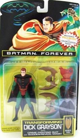 1995 - Transforming Dick Grayson - DC Comics - Kenner - Batman Forever - Toy Action Figure