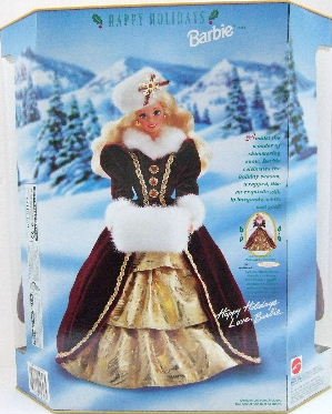 mattel 1996 happy holidays barbie doll special edition by mattel