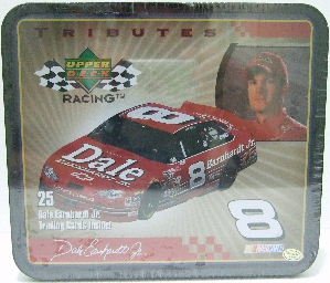 2000 - Upper Deck - Racing - Tributes - #8 Dale Earnhardt Jr. - Lunch Box / 25 Trading Card Set