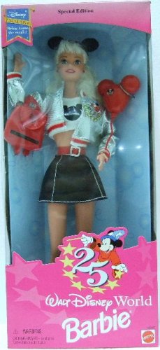 1996 Mattel Barbie Walt Disney World 25th Anniversary Disney