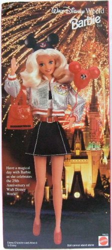 25th anniversary walt disney world barbie doll