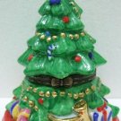 Beautiful Ceramic - Chistmas Tree - Trinket Box