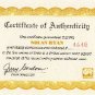 1989 - Nolan Ryan - Baseball's All-Time Strikeout King - Hand Signed - 23 Karat - Gold Stamp