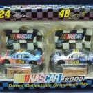 2002 - Tervco - NASCAR - Jeff Gordon & Jimmy Johnson - Dated Collectible Ornament Set