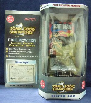 1997 - DC - Comic Book Champions - Silver Age - Robin - Series 2 - Fine Pewter Figure