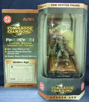 1997 DC Comic Book Champions Silver Age Premier Series The Joker  Fine Pewter Figure