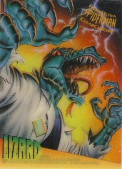 1995 Fleer Ultra Claro Hombre Araña Cromo 10 Juego de Tarjetas veneno clearchrome!