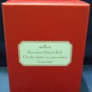 2007 Hallmark Porcelain Dated Bell Christmas Ornament