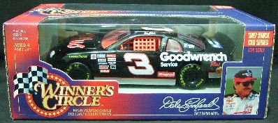 1997 Hasbro Nascar Winner S Circle Stock Car Series Dale Earnhardt Sr 3 Black 1 24 Scale Die Cast