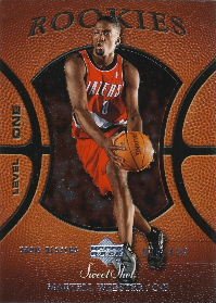 2005/06 - Martell Webster - Upper Deck - Sweet Shot - Level One - Rookies - Card #148