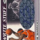 2005 - Hakim Warrick - Hit - The Write Stuff - Autograph - Card # WSA12