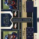 2004 - Tatum Bell - Darius Watts - Donruss - Playoff - Honors - Rookie Tandems - Jersey Card #RT-6