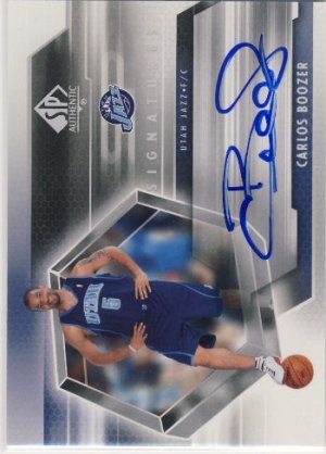 2005/06 - Carlos Boozer - Upper Deck - SP Authentic - Signatures - Card #SP-BO