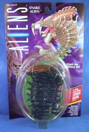 Snake deals alien toy