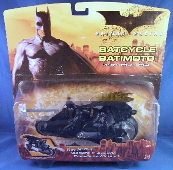 2005 - Kenner - DC Comics - Batman Begins - Batcycle Batimoto - Toy Action  Vehicle