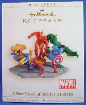 hallmark super hero ornaments