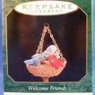 1997 - Hallmark - Keepsake Ornament - Welcome Friends -  Miniature - Christmas Ornament