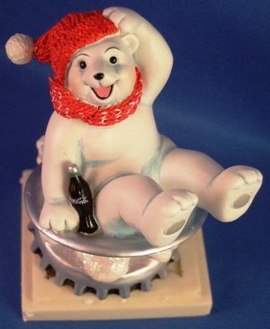 The Hamilton Collection - The Coca-Cola Polar Bears Wintertime Collection - Sculpture