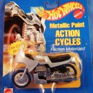 1995 - Mattel - Hot Wheels - Action Cycles - Silver Metallic Paint - Die-cast Metal