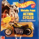 1995 - Mattel - Hot Wheels - Action Cycles - Green Metallic Paint - Die-cast Metal