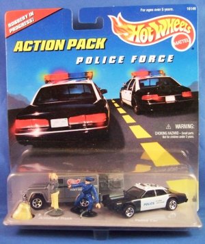 hot wheels action pack police force