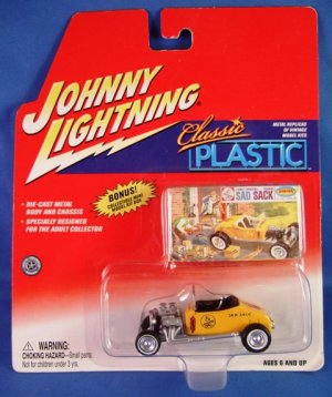 2003 - Johnny Lightning - Classic Plastic - Sad Sack - 1927 Model Ford - Die-cast Metal Cars