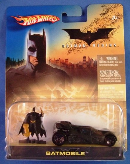 2005 - Kenner - Batman Begins - Batmobile - Black - Die Cast Metal Car