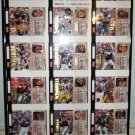 1993 - Action Pack - NFL Football - Numbered Uncut Sheet - Limited Edition - Professionally Framed
