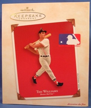 2003 - Hallmark - Keepsake Ornament - Ted Williams - Boston Red Sox - Christmas Ornament