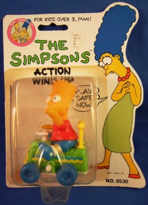 1990 - Mattel - The Simpsons - Bart - Action Wind Up - Toy