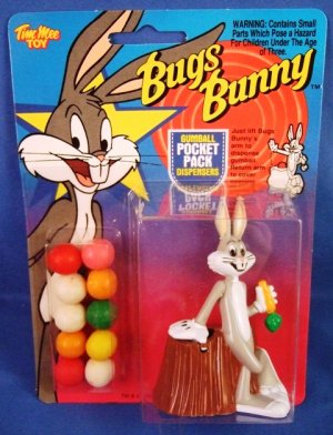 1989 - Warner Bros. - Tim Mee Toy - Bugs Bunnys - Gumball Pocket Pack Dispenser