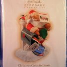 2009 - Hallmark - Keepsake Ornament - Collectors Club Series - Christmas Cards For Santa - Ornament