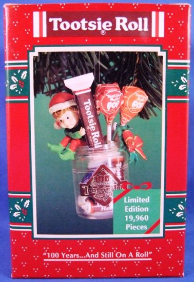 Tootsie Roll Industries Candy Tootsie Roll House Vintage Tootsie Roll Christmas Ornament
