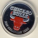 1996 - The Highland Mint - Chicago Bulls - Chicago Bulls - NBA Champions 1996 - Silver/Red Bull Coin