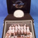 1995-96 - The Highland Mint - Chicago Bulls - First 70 Win Season - Silver Bull Coin