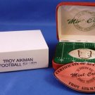 1996 - The Highland Mint - Sports Collection - Troy Aikman - Dallas Cowboys - Silver Football Coin
